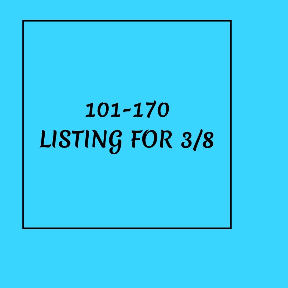 Listing for 3/8